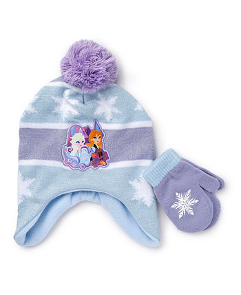 Комплект шапки и варежек Frozen для девочек, 2 предмета Frozen
