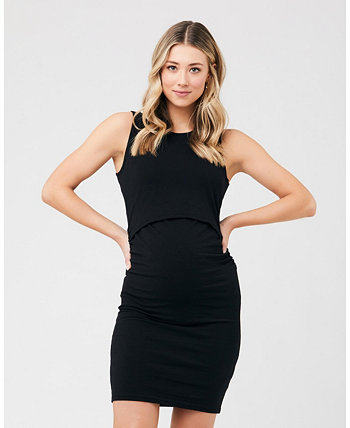 Женское органическое платье-майка для кормления, черное Ripe Maternity
