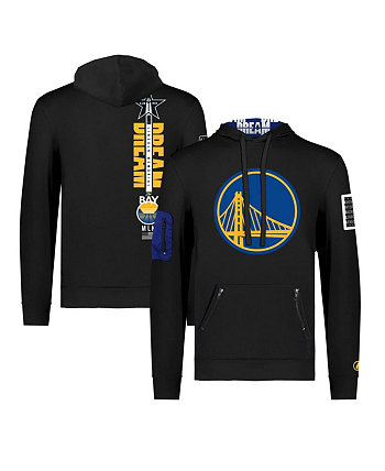 Мужской и женский пуловер с капюшоном x Black History Collection, черный Golden State Warriors FISLL