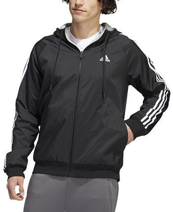 Мужская куртка Balance с двусторонней полосой и логотипом Adidas