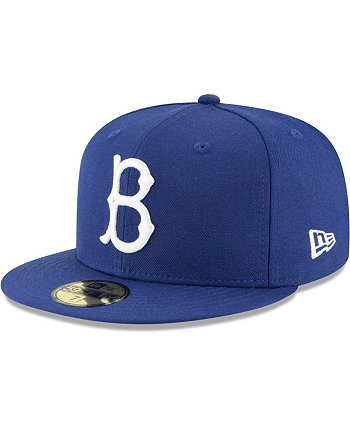 Men's Royal Brooklyn Dodgers Cooperstown Collection Wool 59fifty Fitted Hat New Era