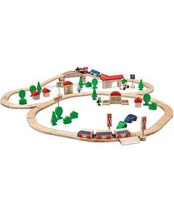 Деревянный поезд Эйххорн с игровым набором "Мост" Simba Toys