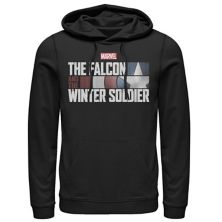 Мужская толстовка с капюшоном и логотипом Marvel The Falcon And The Winter Soldier Shield Marvel