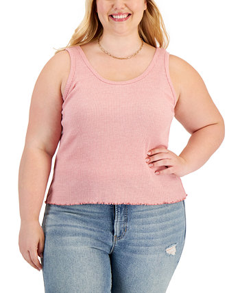 Trendy Plus Size Cropped Tank Top EMINENT