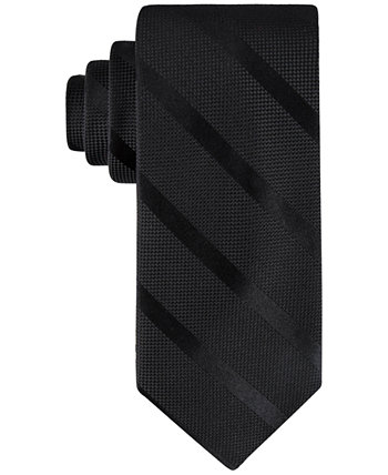 Мужской галстук в полоску с однотонным рисунком Tommy Hilfiger