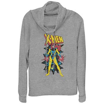 Women's Marvel X-Men Cosmic Jean Grey Cowlneck Graphic Lightweight Long Sleeve Marvel