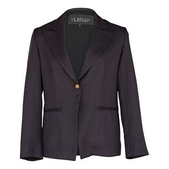 Luxe Charcoal Blazer Le Reussi