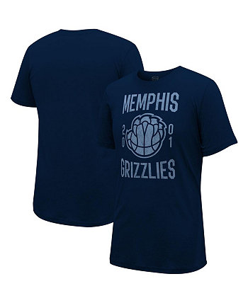 Мужская и женская темно-синяя футболка Memphis Grizzlies City Year Stadium Essentials
