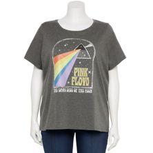 Женская футболка больших размеров с рисунком Pink Floyd Licensed Character