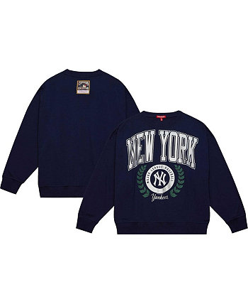 Женский темно-синий пуловер с логотипом New York Yankees Lt 2.0 Mitchell & Ness