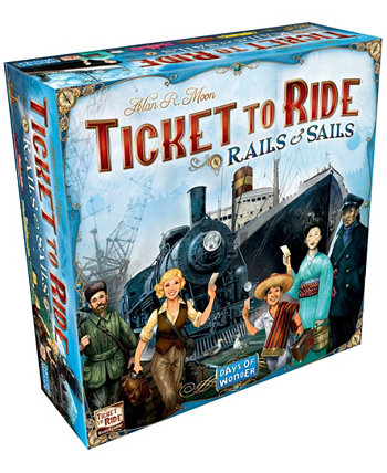 Стратегия настольной игры Ticket To Ride and Sails MasterPieces Puzzle Company