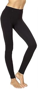 No nonsense Women's Ponte Knit Pintuck Legging, Black, M No Nonsense