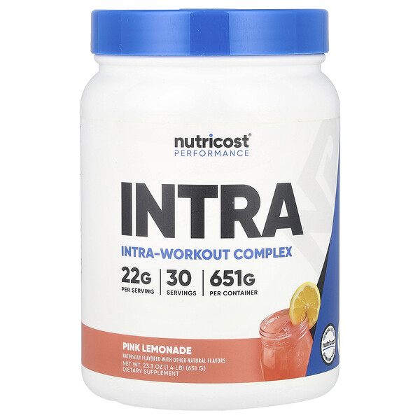 Performance, Внутритренировочный комплекс, розовый лимонад, 1,4 фунта (651 г) Nutricost