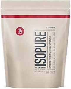 Isopure Protein Powder (Порошок), Whey Protein Isolate Powder, 25g Protein, Low Carb & Keto Friendly, Naturally Sweetened & Flavored, Flavor: Chocolate, 1 Pound Isopure