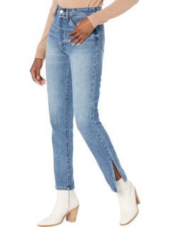 Lexington Skinny - облегающая прямая штанина из устойчивой джинсовой ткани с разрезом в местной знаменитости Blank NYC