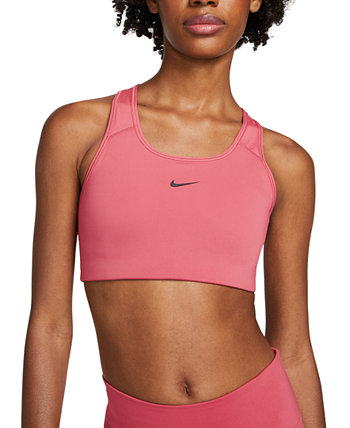 Женский спортивный бюстгальтер средней плотности с цельной подкладкой Nike