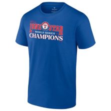 Мужская футболка с графическим рисунком Texas Rangers World Series Champions Hitting Streak MLB