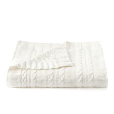 Пледы VCNY Dublin Cable Knit Throw VCNY HOME