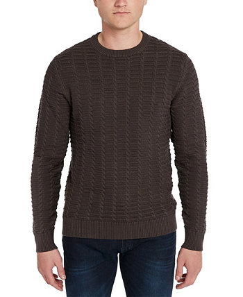 Мужской пуловер с текстурированной текстурой и вафельной текстурой Buffalo
