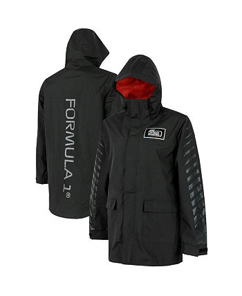 Мужская и женская черная водонепроницаемая куртка с молнией во всю длину Формулы 1 2023 года в Лас-Вегасе Insomniac