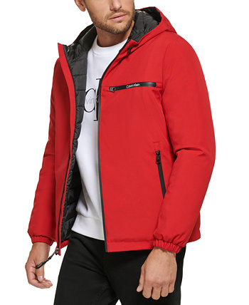 Мужская водостойкая куртка с капюшоном Infinite Stretch Calvin Klein