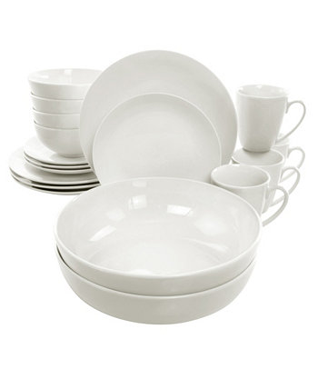 Фарфоровый набор посуды Laura, 32 предмета и 2 сервировочные миски Elama