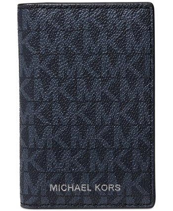 Мужской фирменный складной футляр для карточек Michael Kors