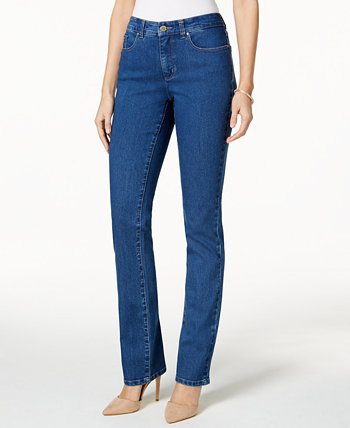 Короткие прямые джинсы Lexington с контролем живота, созданные для Macy's Charter Club