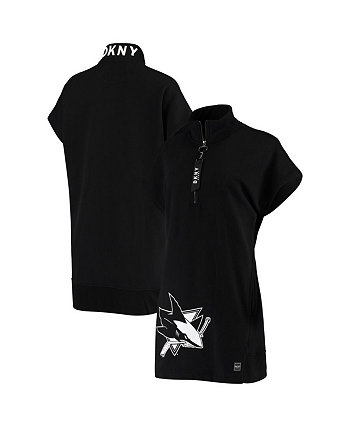 Женское черное платье San Jose Sharks Donna DKNY