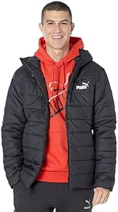 PUMA Men's Essentials Hooded Padded Jacket PUMA