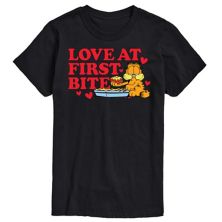 Большой &amp; Высокая футболка Garfield Love First Bite License