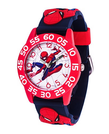 Красные пластиковые часы Marvel Spider-Man для мальчиков 32 мм Ewatchfactory