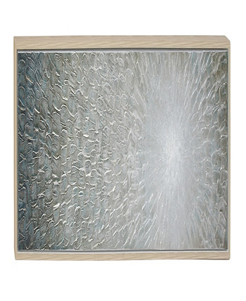 Настенное искусство в рамке радиальных звездных вспышек на холсте в коричневой рамке, 71 x 2 x 20 дюймов Rosemary Lane