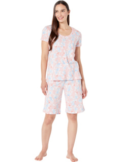 Пижамный комплект Spring Fling Bermuda с короткими рукавами Karen Neuburger