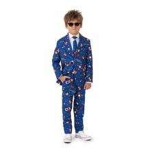Boys 4-16 Suitmeister Retro Gamer Navy Video Game Suit Suitmeister