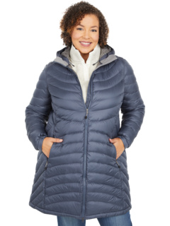 Пуховое пальто больших размеров с капюшоном Ultralight 850 L.L.Bean