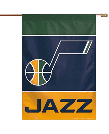 Односторонний вертикальный баннер с основным логотипом Multi Utah Jazz 28 дюймов x 40 дюймов Wincraft
