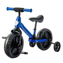 Детский тренировочный велосипед 4-в-1, трехколесный велосипед для малышей с тренировочными колесами и педалями Slickblue