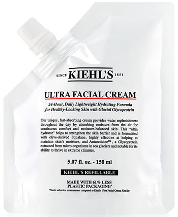Пакетик Ultra Facial Cream Refill Pouch, 5,07 унции. Kiehl's Since 1851