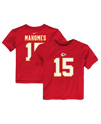 Красная футболка с именем и номером игрока Патрика Махоумса для мальчиков и девочек «Канзас-Сити Чифс» Nike