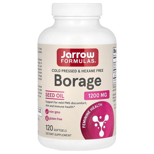 Бораго, 1200 мг - 120 мягких капсул - Jarrow Formulas Jarrow Formulas