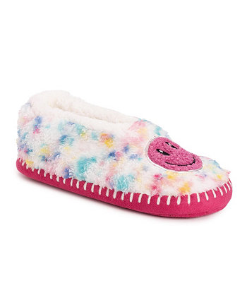 Women's Sherpa Ballerina Slipper with Applique Muk Luks