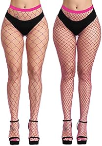 Женские Колготки EVERSWE High Waist Fishnet Tights, Thigh High Suspender Stockings EVERSWE