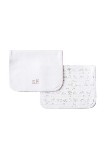 In The Woods Premium Burp Cloths Pack of 2 for Infants Babycottons