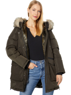 Camuto женская теплая зимняя куртка-парка в тяжелом весе пальто Vince Camuto