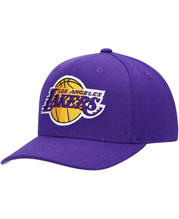 Фиолетовая мужская бейсболка Los Angeles Lakers Ground Stretch Snapback Mitchell & Ness