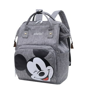 Mickey_Mouse Diaper Bag Backpack Minnie_Mouse Diaper Bag Backpack Multi-Function Baby Bag With Large Capacity and Insulated Pockets Diaper Backpack Organizer Bag for Mom/Dad, Black PILLANI