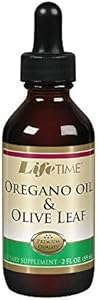 Lifetime Organic Oregano Oil and Olive Leaf Drops (Капли) | Healthy Immune System Support | Made in The USA | 2 FL oz | 59 Servings (Порции) Lifetime