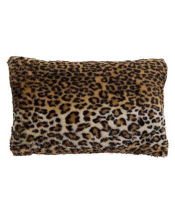 Подушка с принтом гепарда, 24 x 16 дюймов Saro