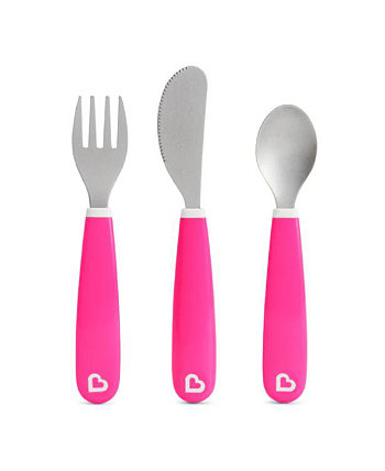Splash Toddler Fork, Knife and Spoon Set Munchkin